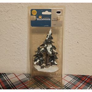 Santa's Workbench Snowy Tree Accessory